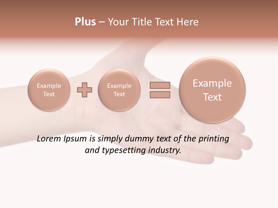 Gesture Greeting Business Sing PowerPoint Template