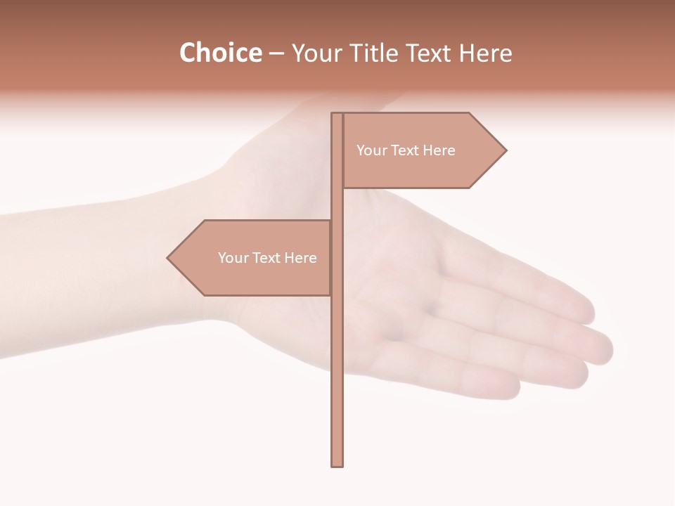 Gesture Greeting Business Sing PowerPoint Template