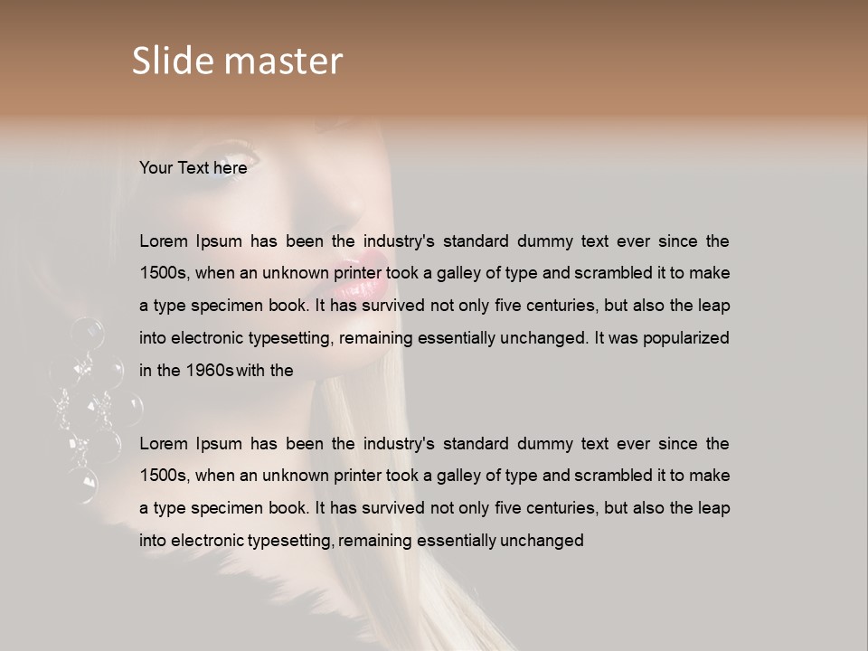 Fluffy Black Atractive PowerPoint Template