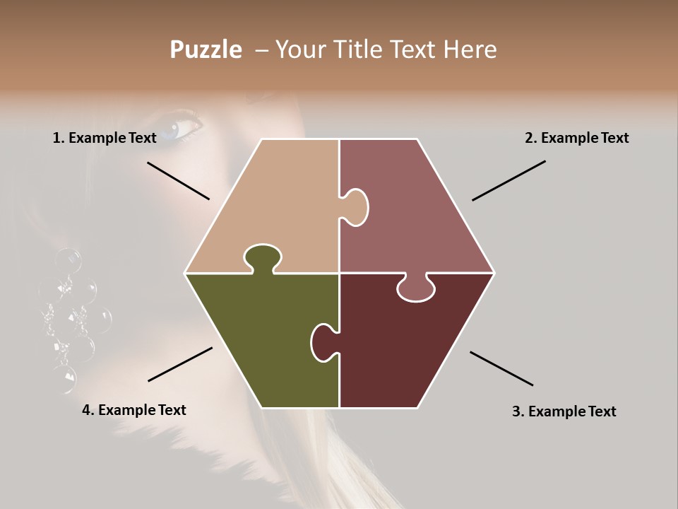 Fluffy Black Atractive PowerPoint Template