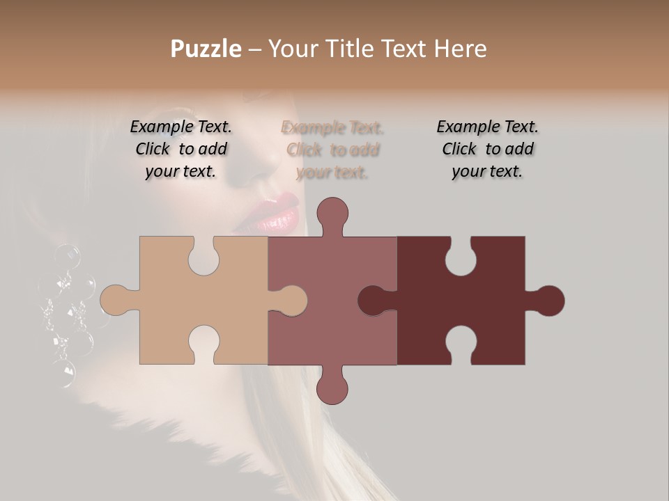 Fluffy Black Atractive PowerPoint Template