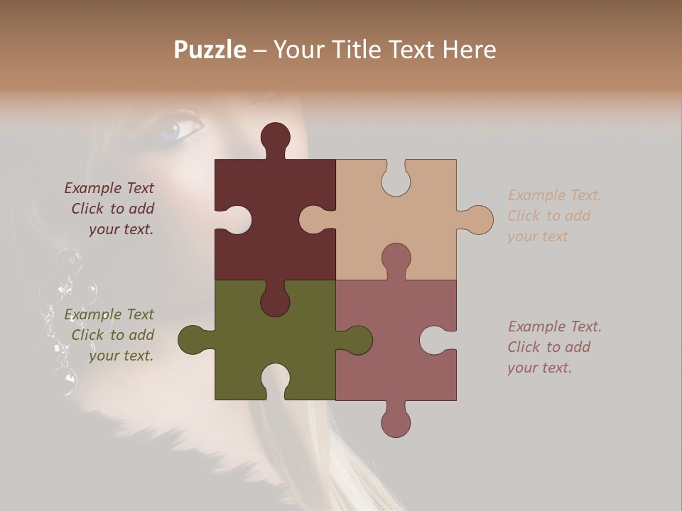 Fluffy Black Atractive PowerPoint Template