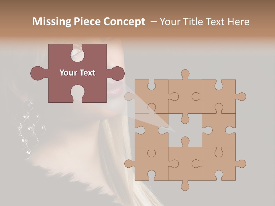 Fluffy Black Atractive PowerPoint Template