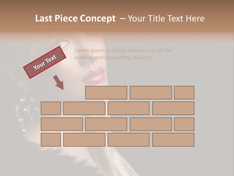 Fluffy Black Atractive PowerPoint Template