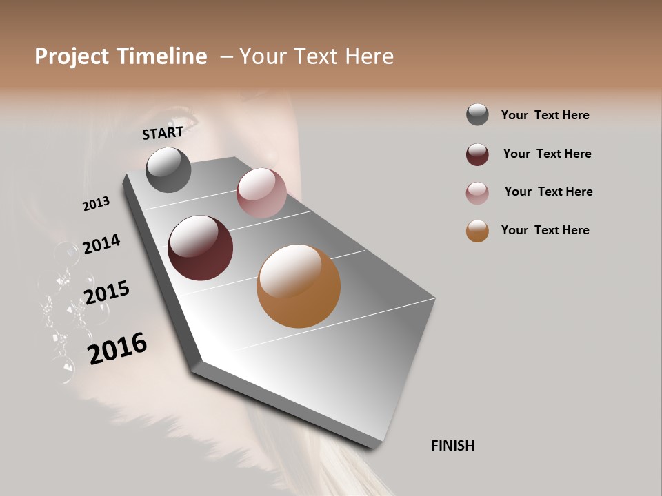 Fluffy Black Atractive PowerPoint Template