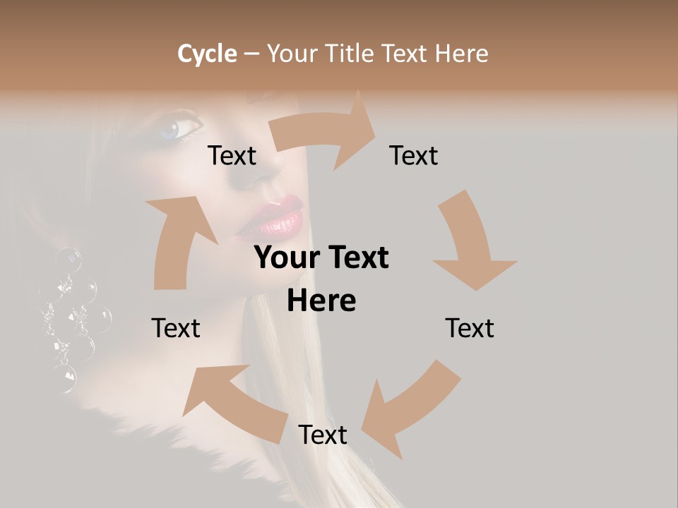 Fluffy Black Atractive PowerPoint Template