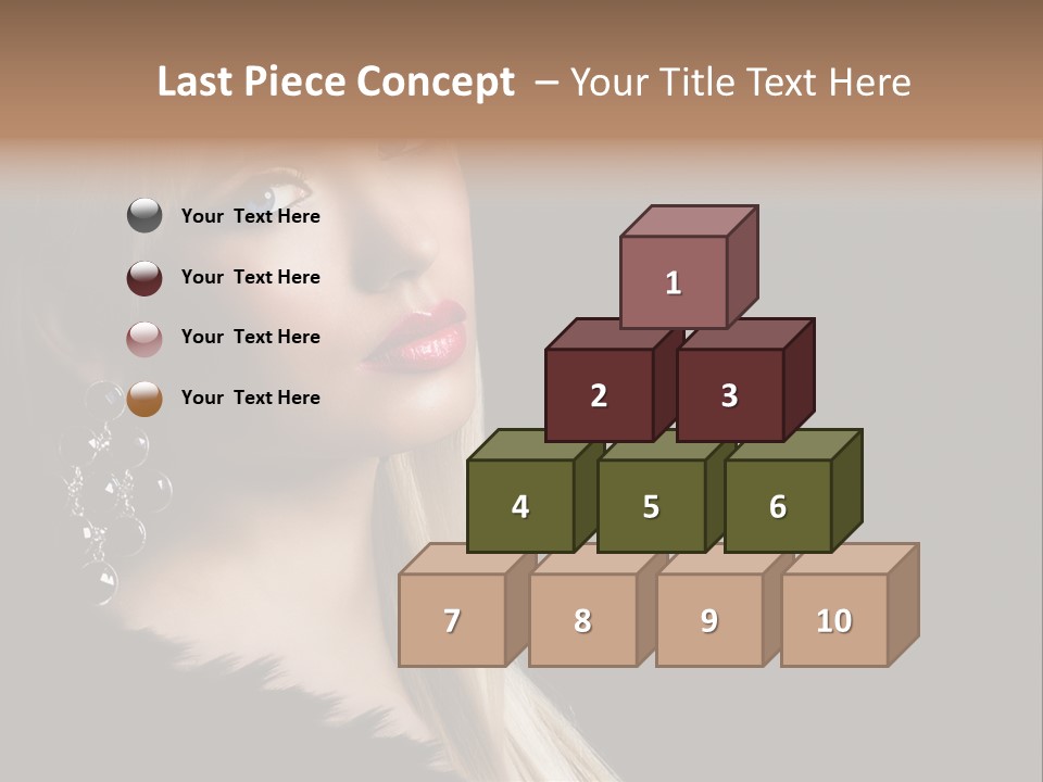 Fluffy Black Atractive PowerPoint Template