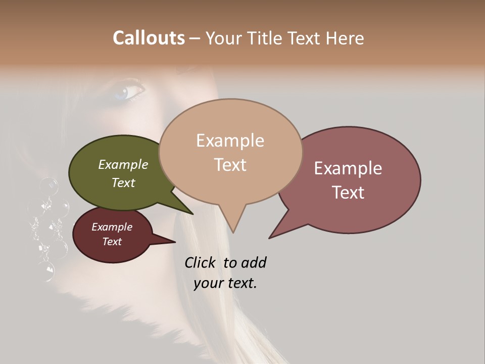 Fluffy Black Atractive PowerPoint Template