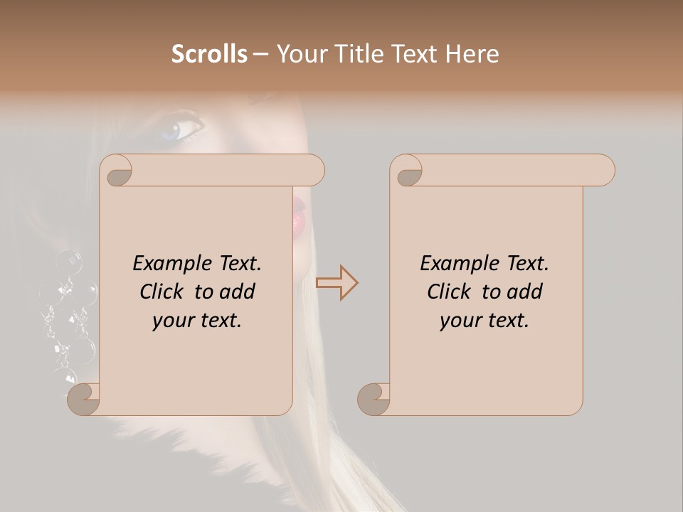 Fluffy Black Atractive PowerPoint Template