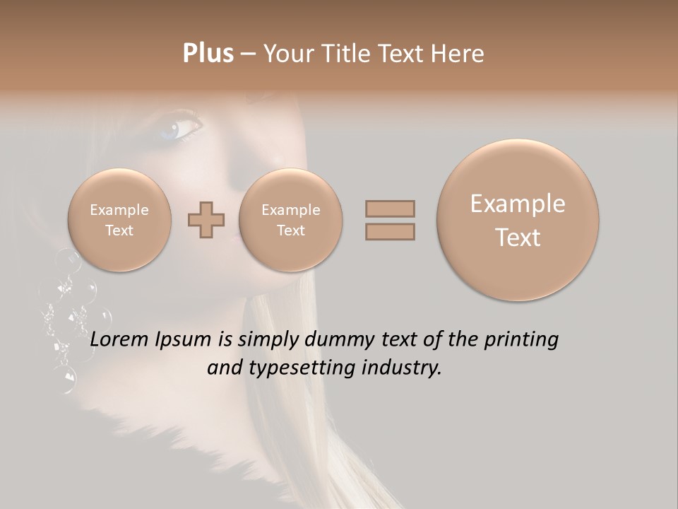 Fluffy Black Atractive PowerPoint Template