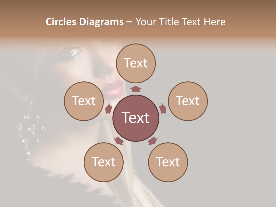 Fluffy Black Atractive PowerPoint Template