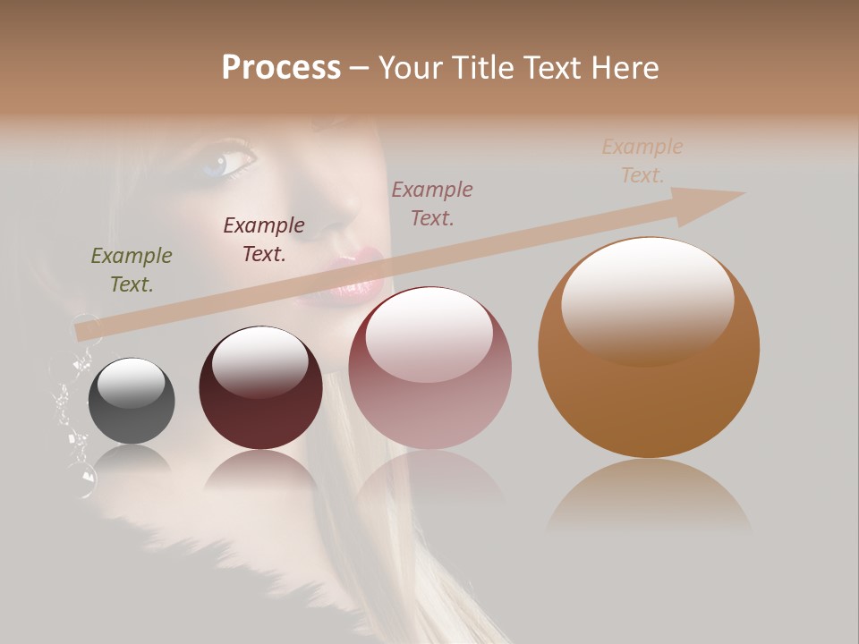 Fluffy Black Atractive PowerPoint Template