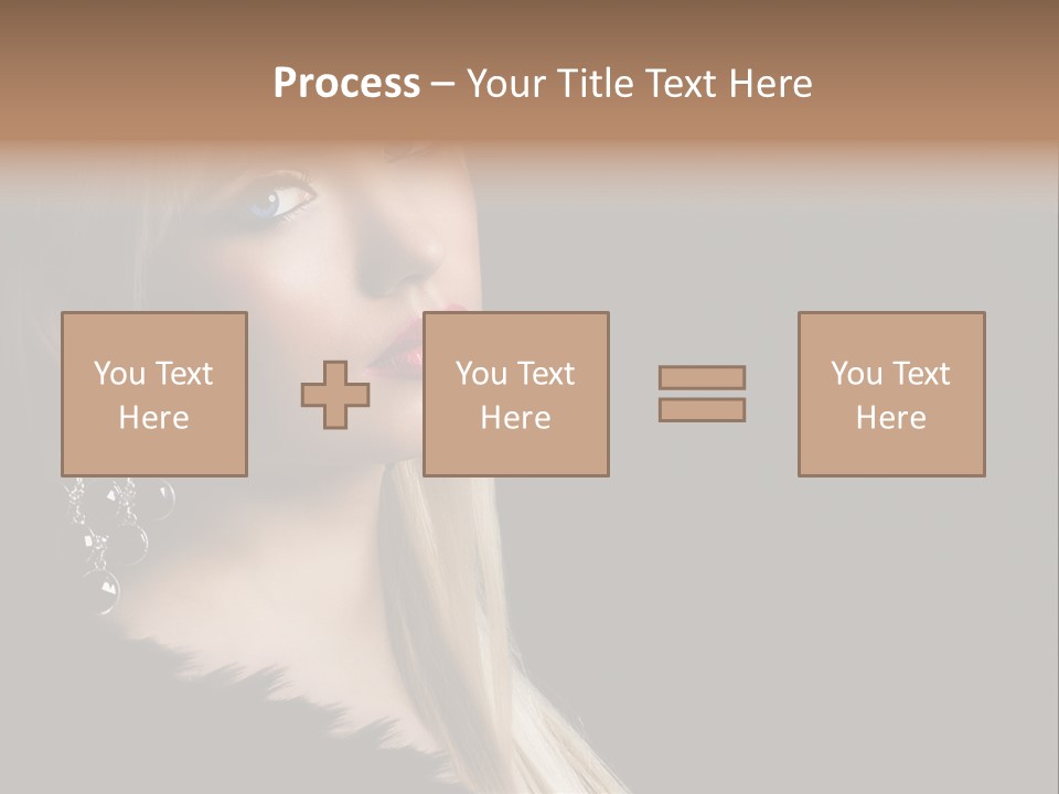 Fluffy Black Atractive PowerPoint Template