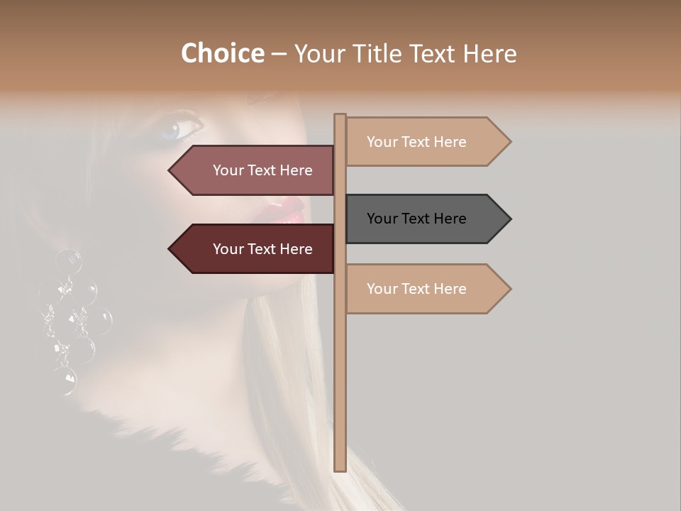 Fluffy Black Atractive PowerPoint Template