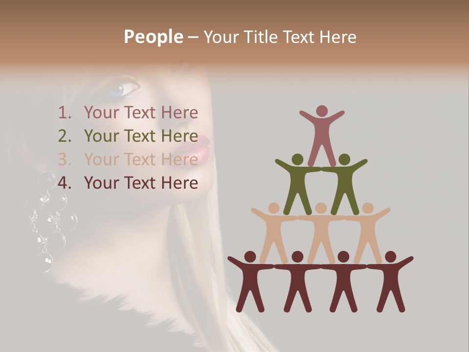 Fluffy Black Atractive PowerPoint Template