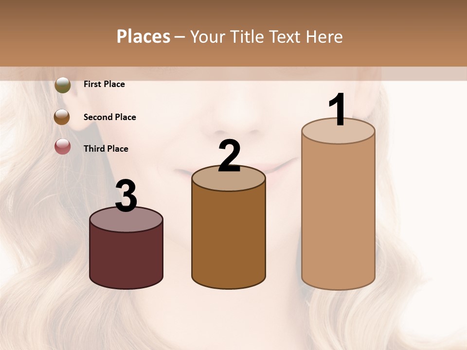 Woman Clean Happy PowerPoint Template