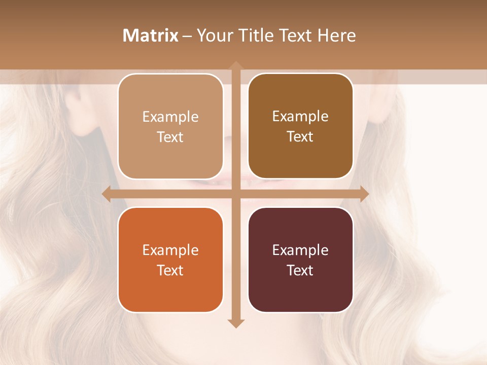 Woman Clean Happy PowerPoint Template