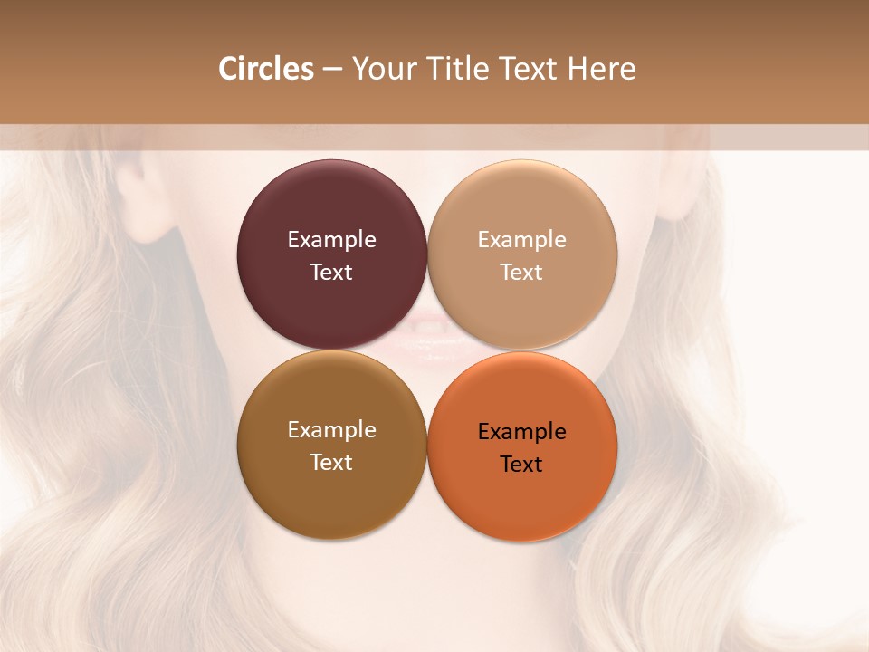 Woman Clean Happy PowerPoint Template