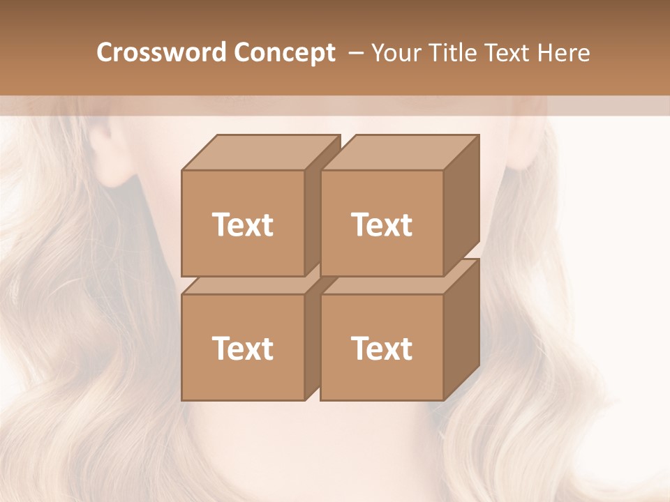 Woman Clean Happy PowerPoint Template