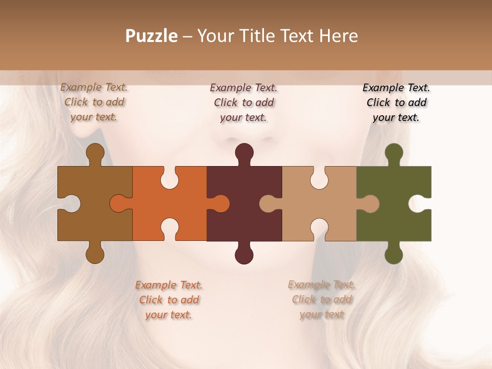 Woman Clean Happy PowerPoint Template