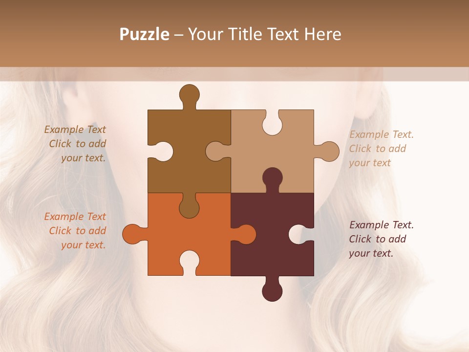 Woman Clean Happy PowerPoint Template