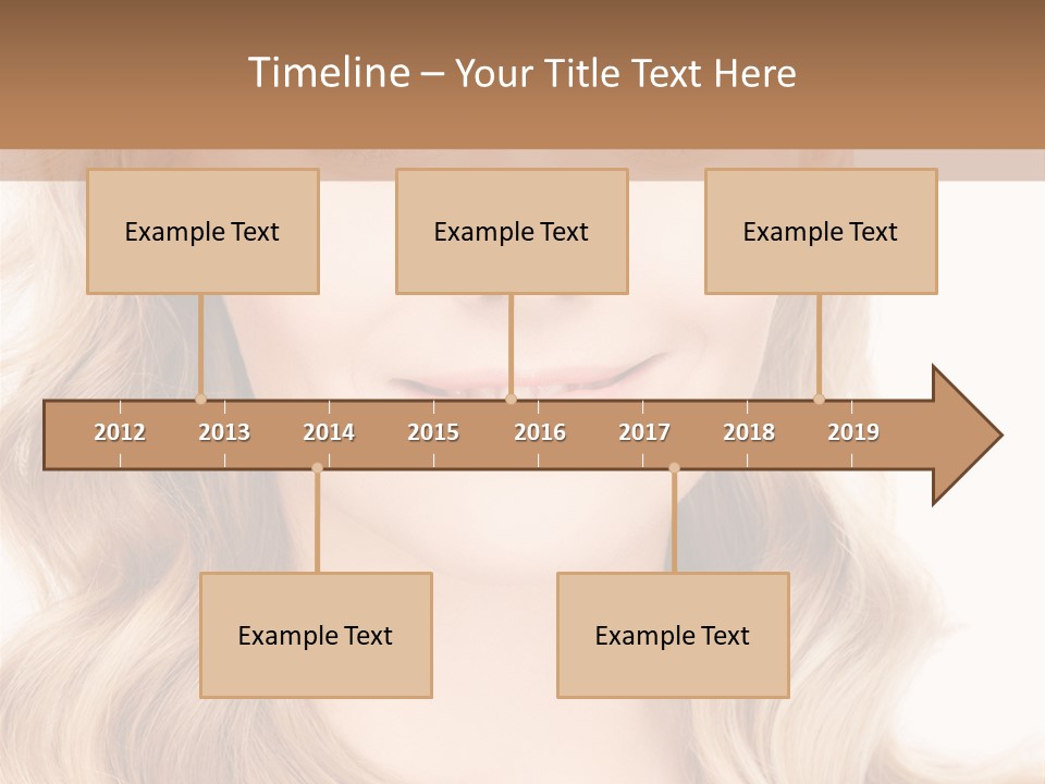 Woman Clean Happy PowerPoint Template