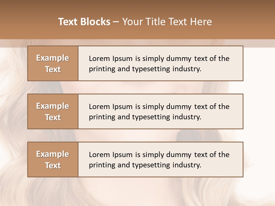 Woman Clean Happy PowerPoint Template