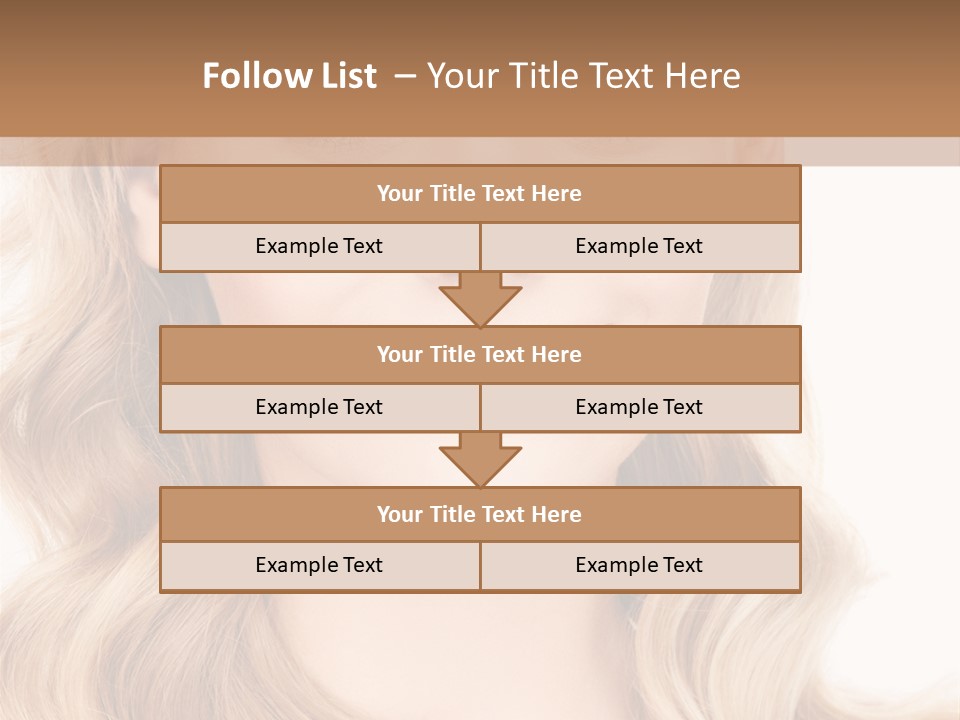 Woman Clean Happy PowerPoint Template