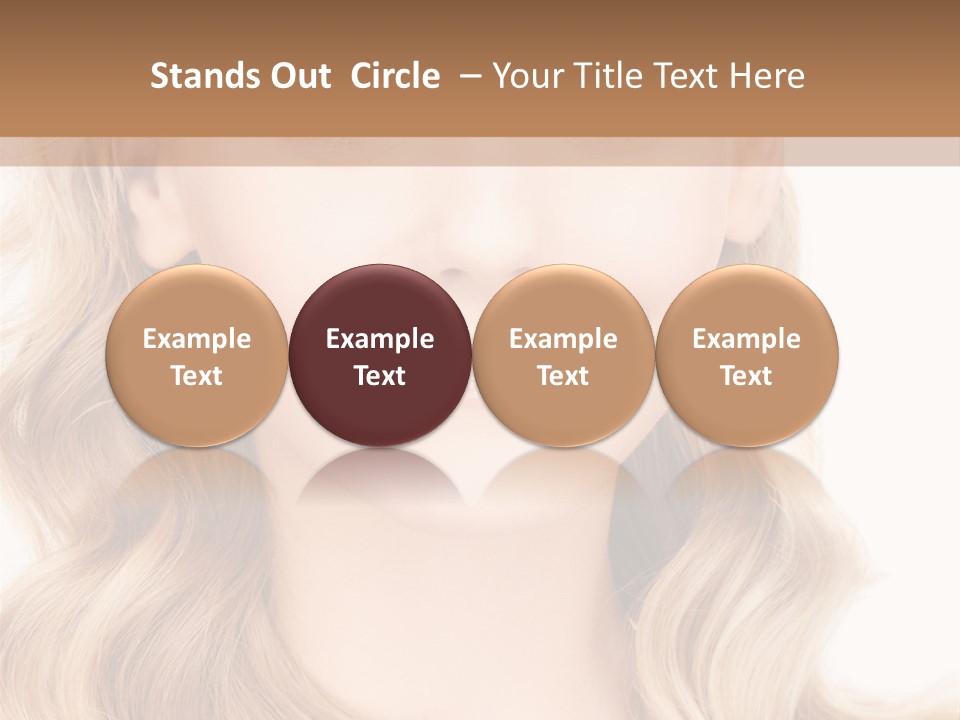 Woman Clean Happy PowerPoint Template