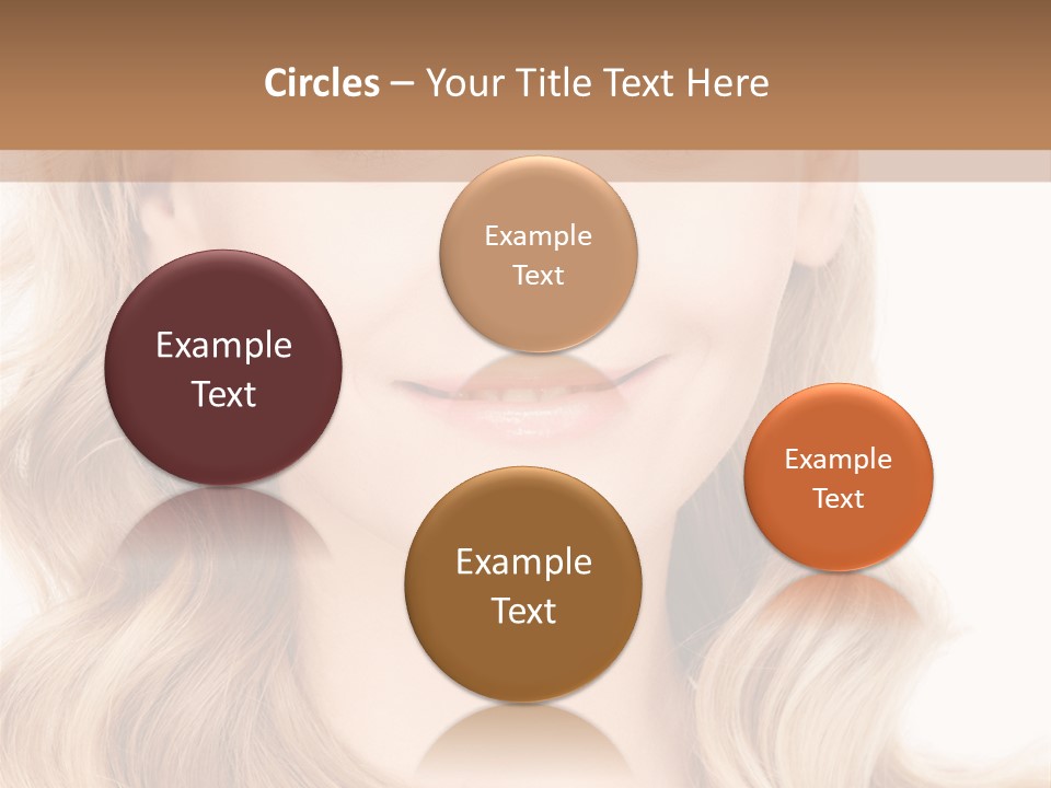 Woman Clean Happy PowerPoint Template