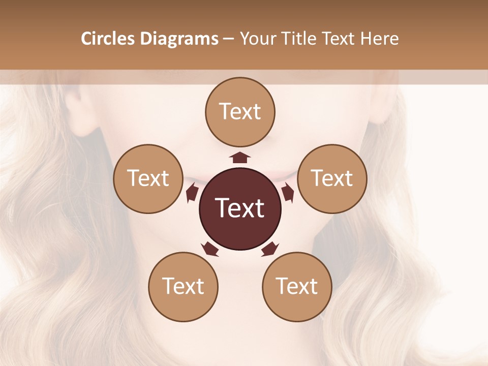 Woman Clean Happy PowerPoint Template