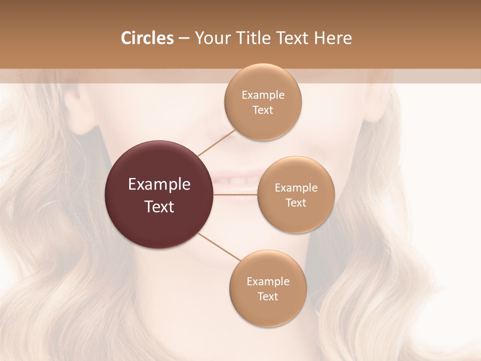 Woman Clean Happy PowerPoint Template