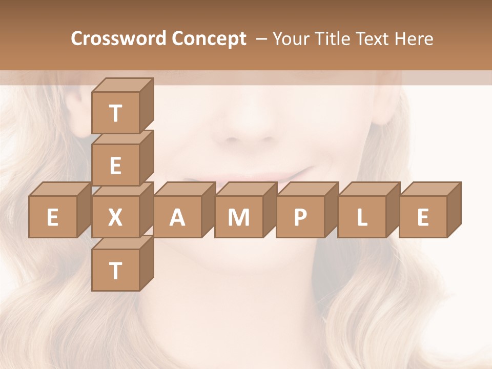 Woman Clean Happy PowerPoint Template