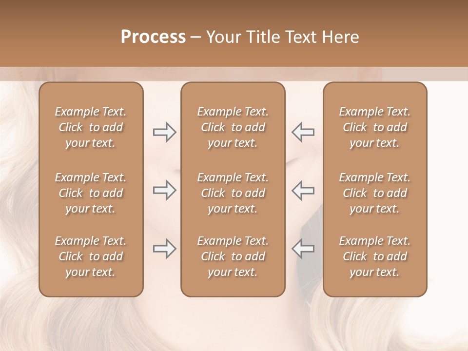 Woman Clean Happy PowerPoint Template