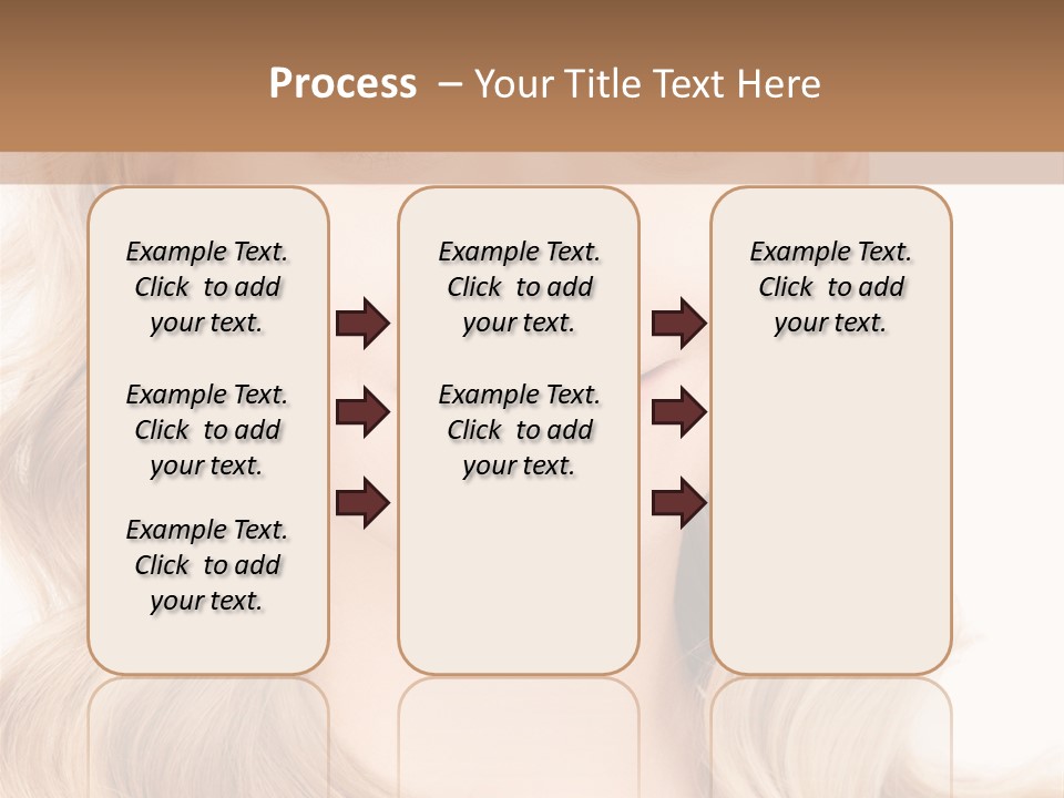 Woman Clean Happy PowerPoint Template