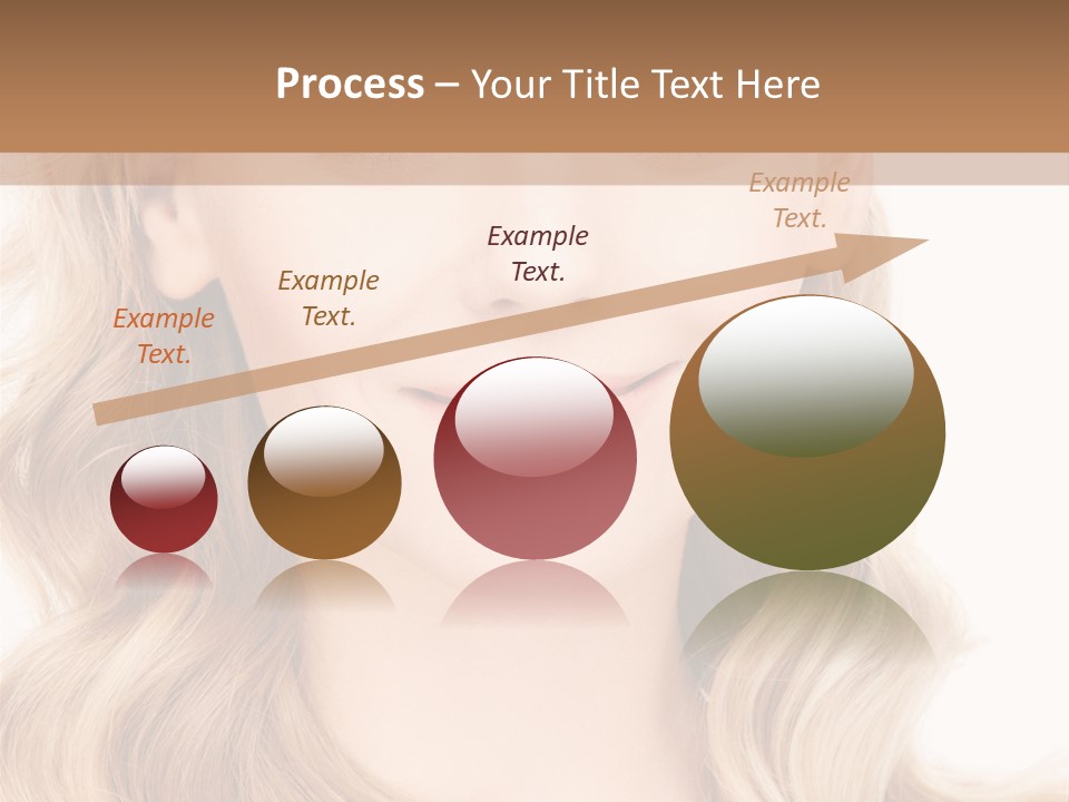 Woman Clean Happy PowerPoint Template