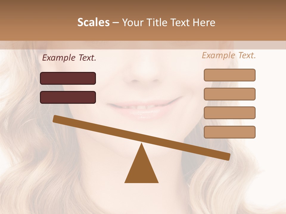 Woman Clean Happy PowerPoint Template