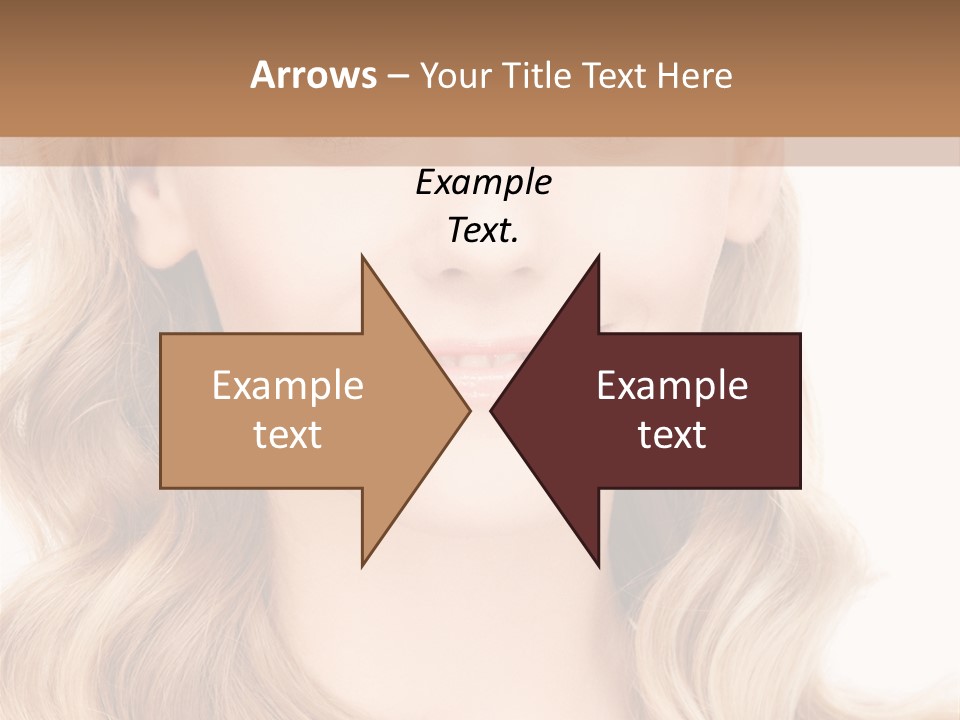 Woman Clean Happy PowerPoint Template