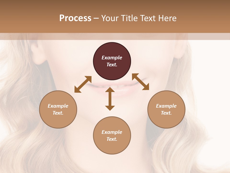 Woman Clean Happy PowerPoint Template