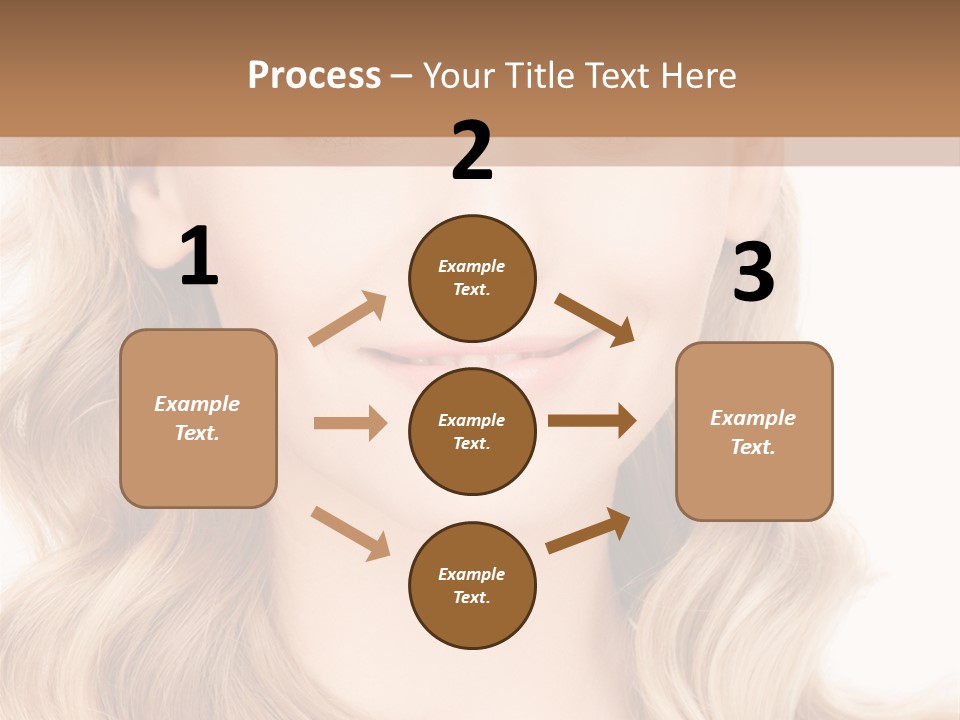 Woman Clean Happy PowerPoint Template