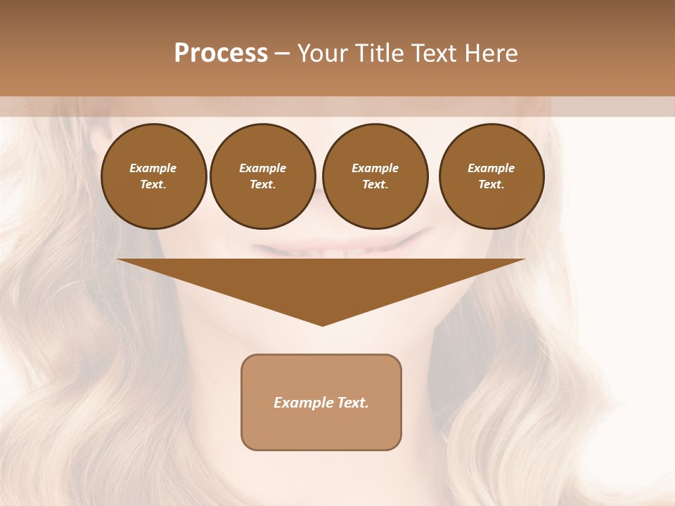 Woman Clean Happy PowerPoint Template
