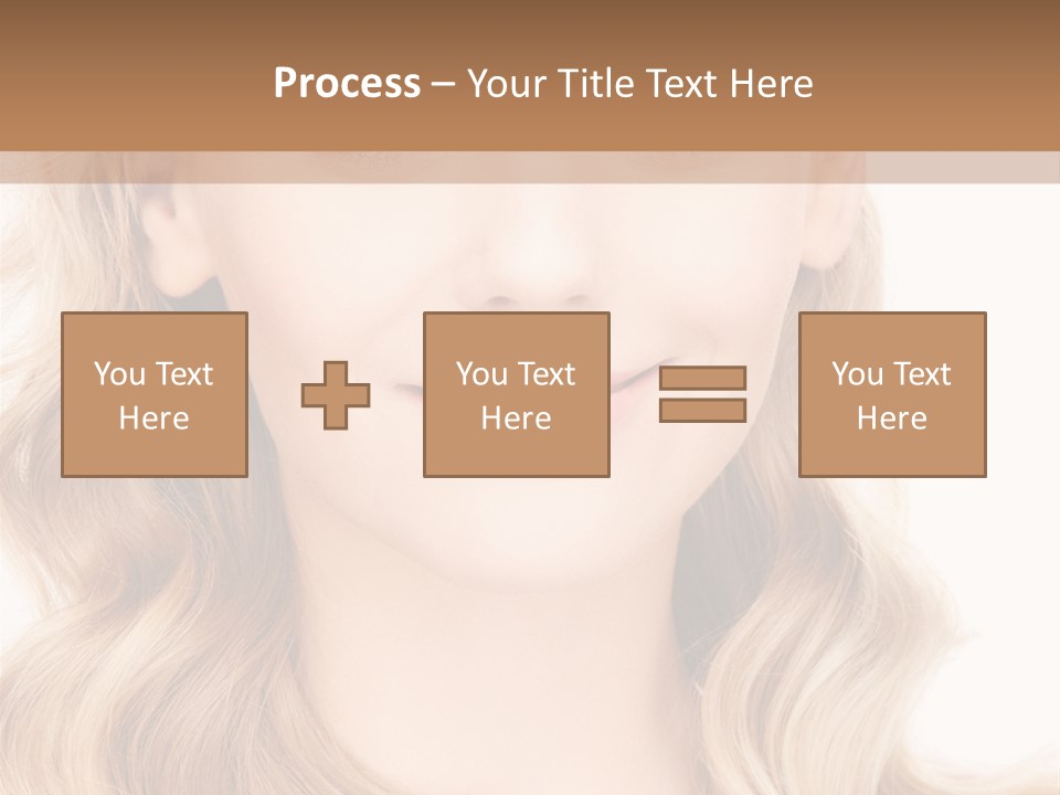 Woman Clean Happy PowerPoint Template