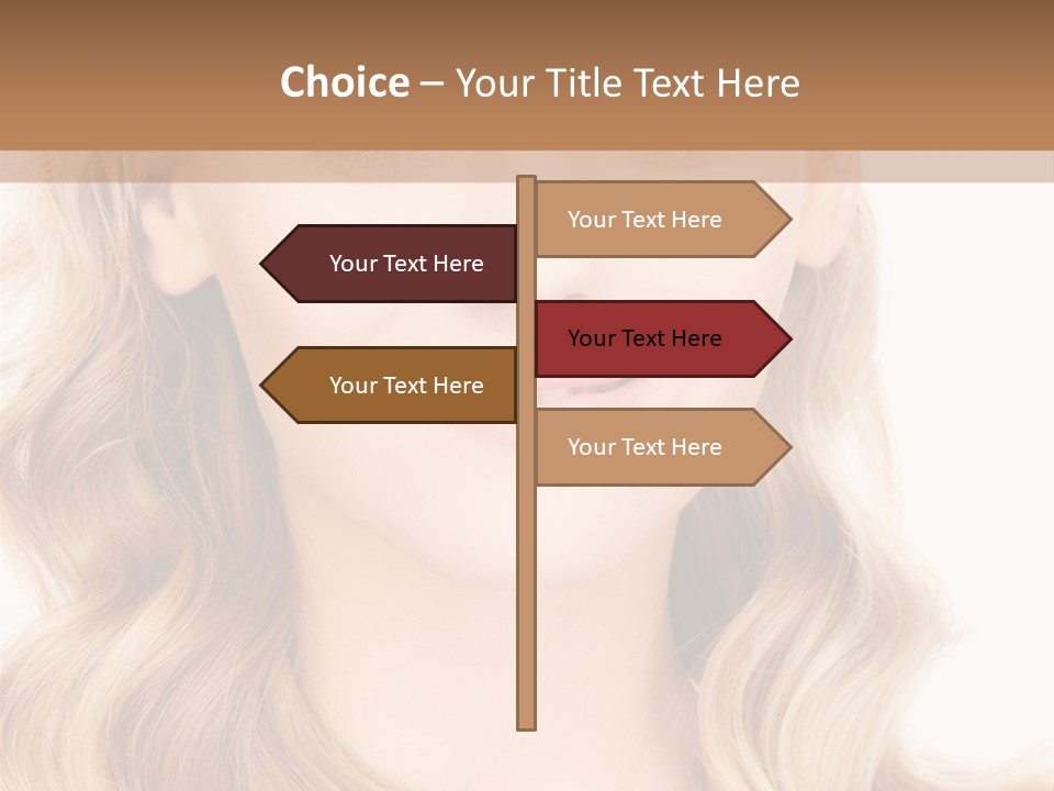 Woman Clean Happy PowerPoint Template