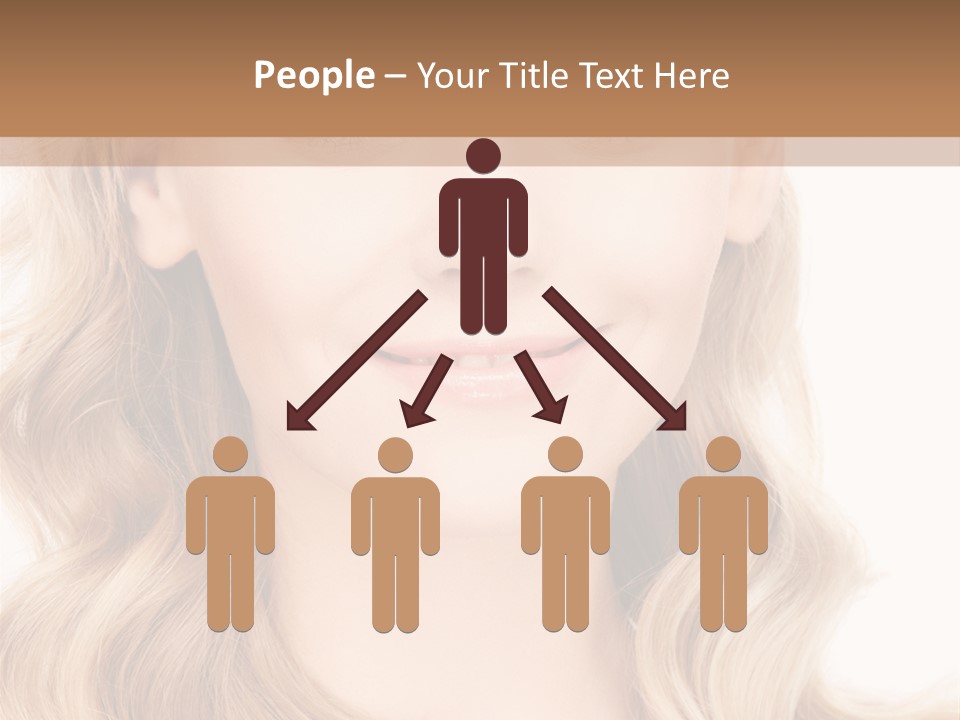 Woman Clean Happy PowerPoint Template