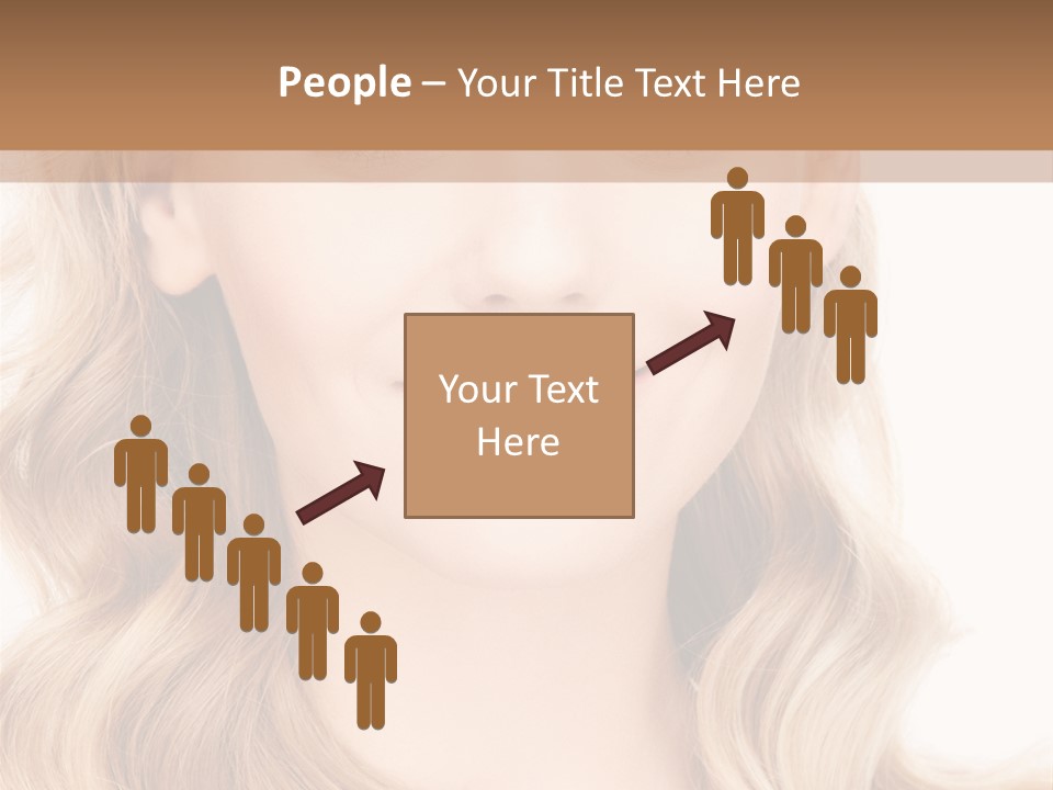 Woman Clean Happy PowerPoint Template