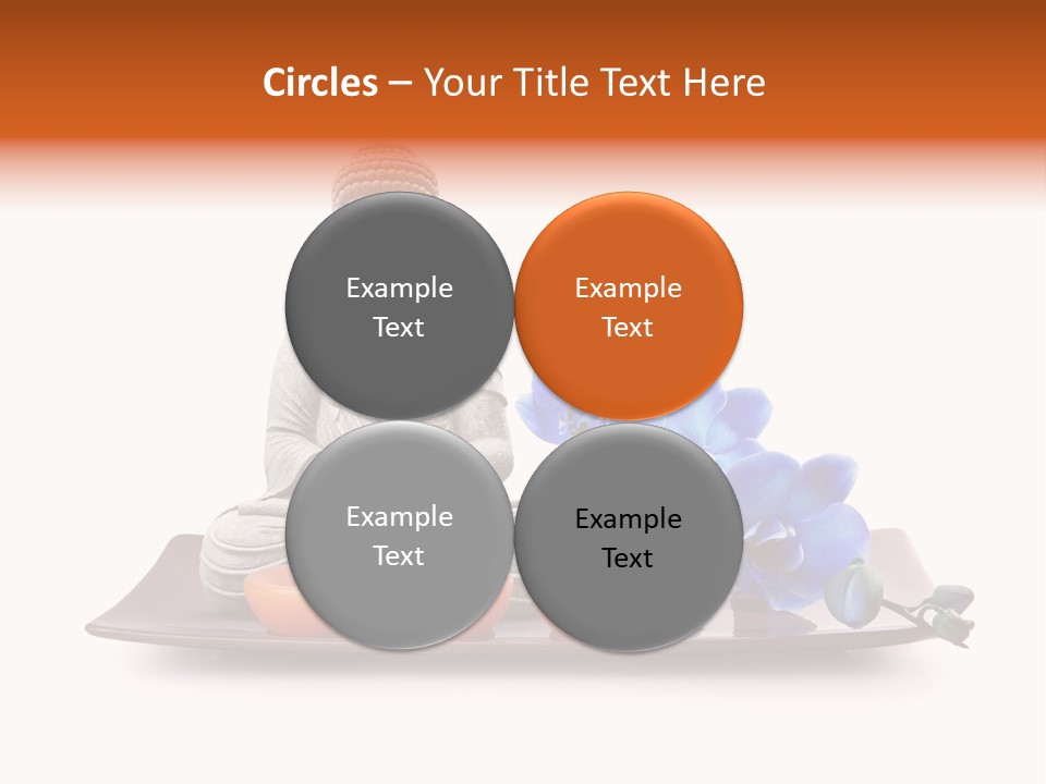 Fond Boudha Asie PowerPoint Template