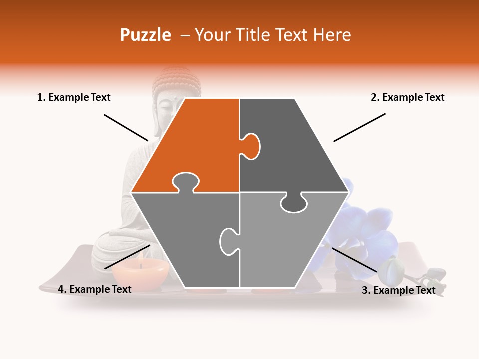 Fond Boudha Asie PowerPoint Template