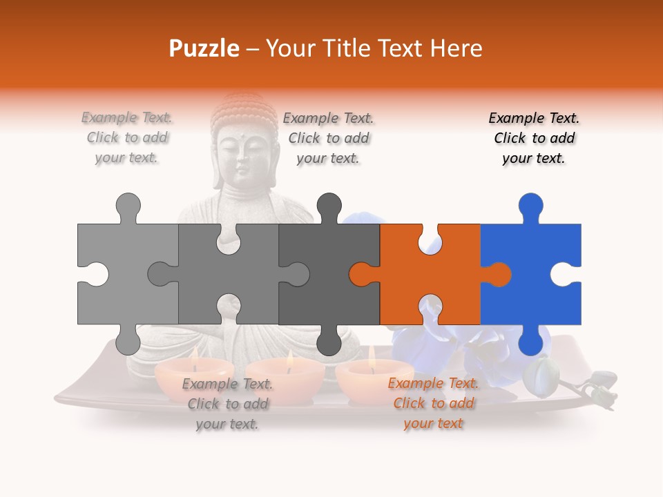 Fond Boudha Asie PowerPoint Template