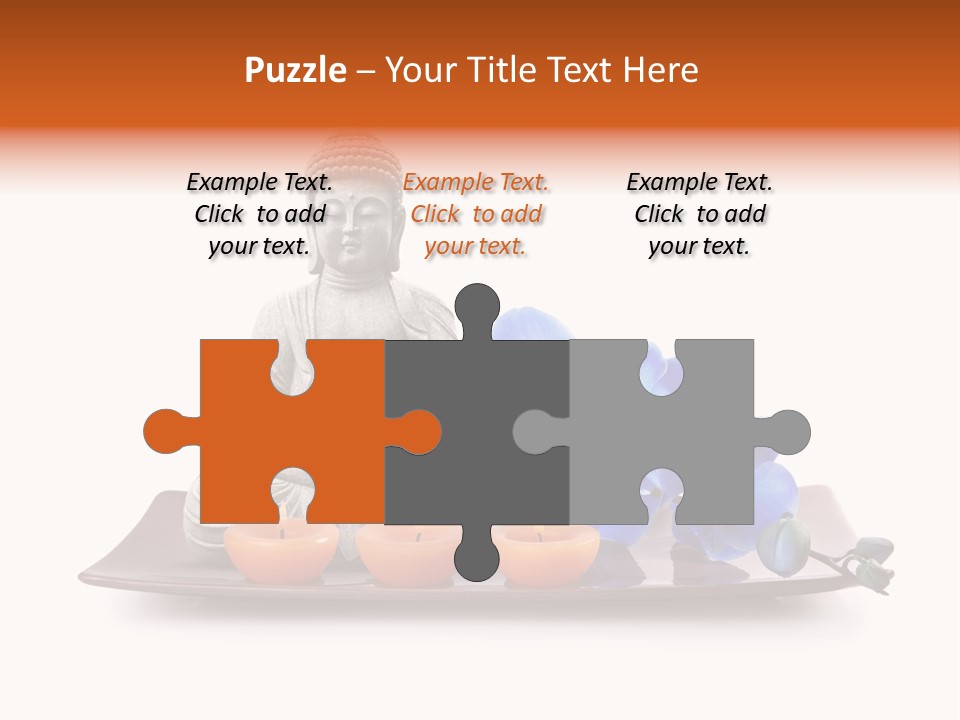 Fond Boudha Asie PowerPoint Template