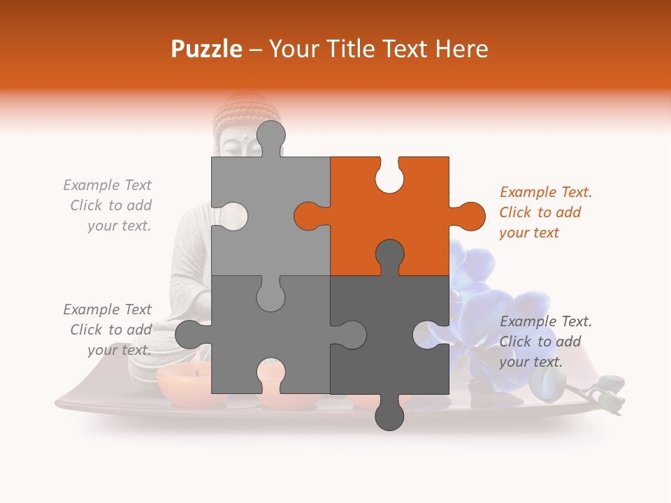 Fond Boudha Asie PowerPoint Template